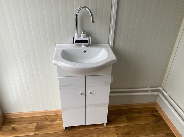 Contenedor Sanitario WC Box con Cabina Doble