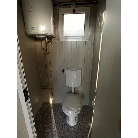 Sanitario SDU con WC, ducha, lavabo y urinario