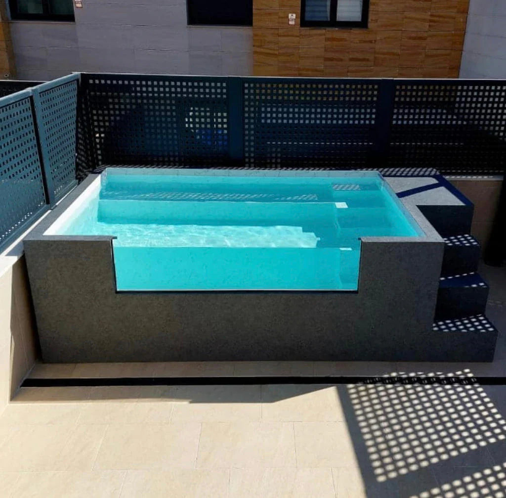 Piscina nueva sobre Pro230, de 3,75 x 2,20 x 1,10 m