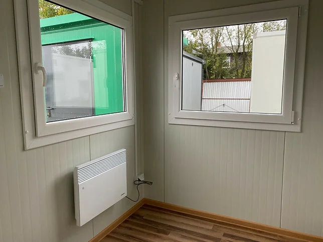 Contenedor 4×2,40m Oficina Jardín privado