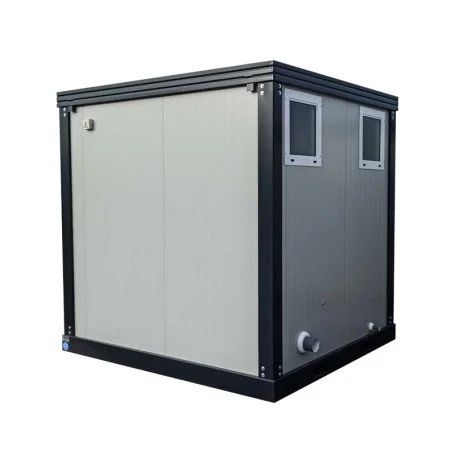 Sanitario SDU con WC, ducha, lavabo y urinario