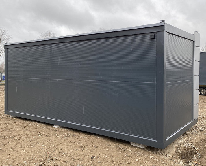 Contenedor de oficina 6x2,83 metros con 2 ventanas