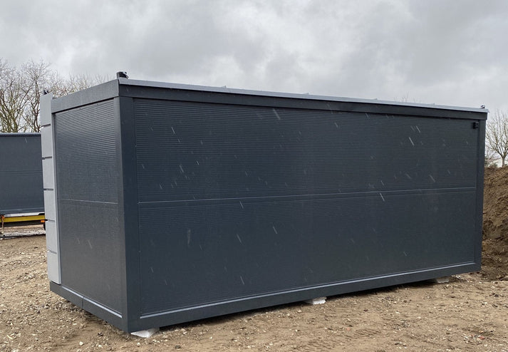 Contenedor de oficina 6x2,83 metros con 2 ventanas