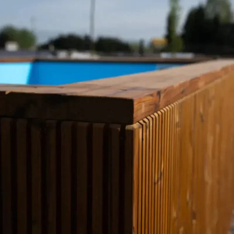 Piscina de madera Korax Thermo 4,8 m x 2,3 m